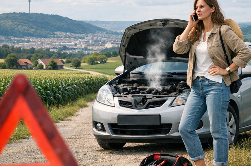 Unerwarteter Stopp auf dem Land? Tipps bei einer Autopanne im Stuttgarter Umland