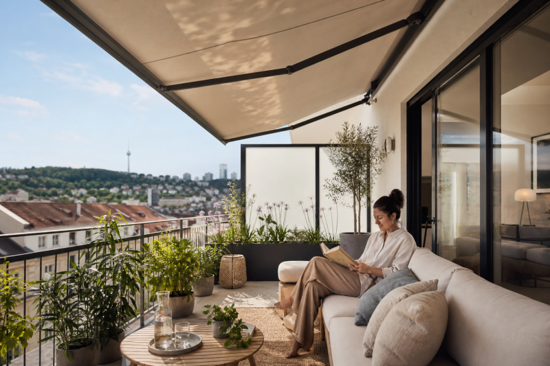 Mehr als nur Schatten – Der richtige Sonnenschutz für Ihren Stuttgarter Balkon