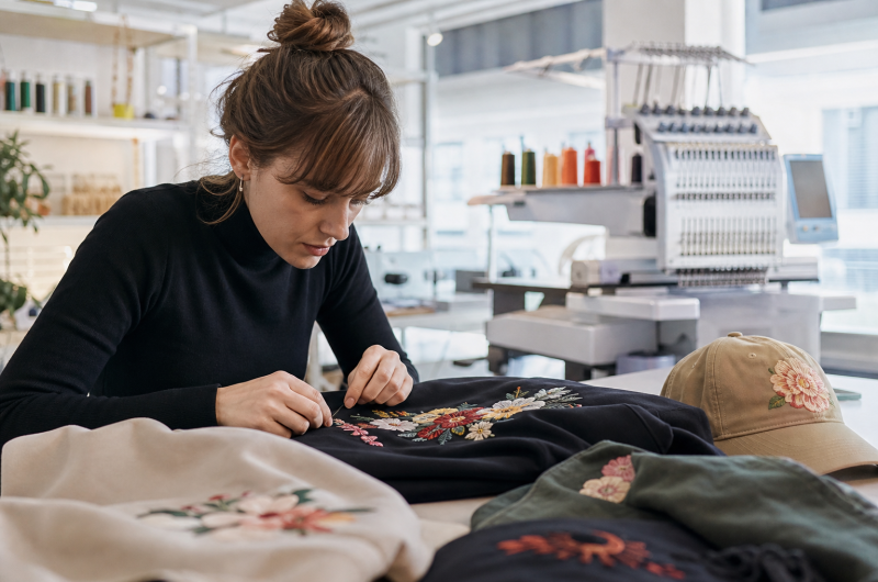 Präzise Stickerei in Stuttgart: Worauf Unternehmen, Marken und Creator bei bestickten Textilien achten sollten